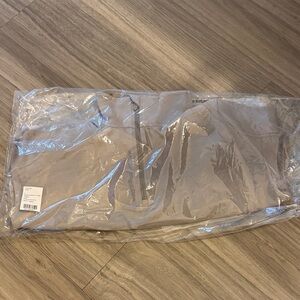 lululemon athletica brushed Softstreme ribbed half zip riverstone new